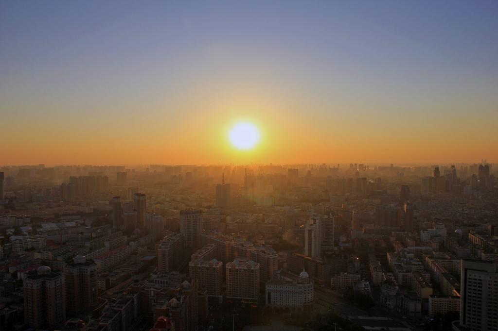 崔福礼 《夕阳》